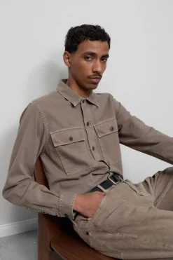 Closed Utility shirt Natural linen Discount