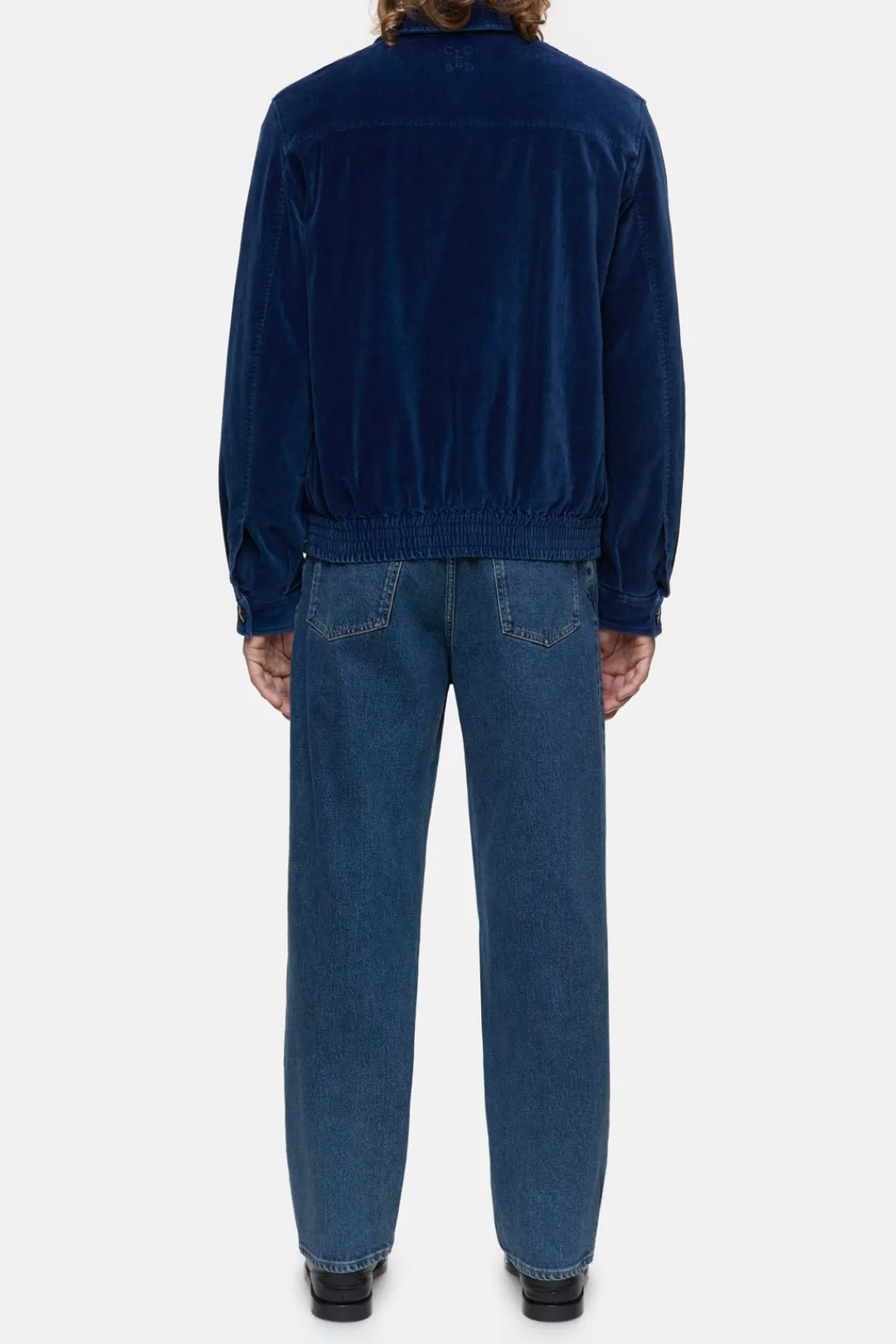 Closed Velvet blouson Indigo blue Best