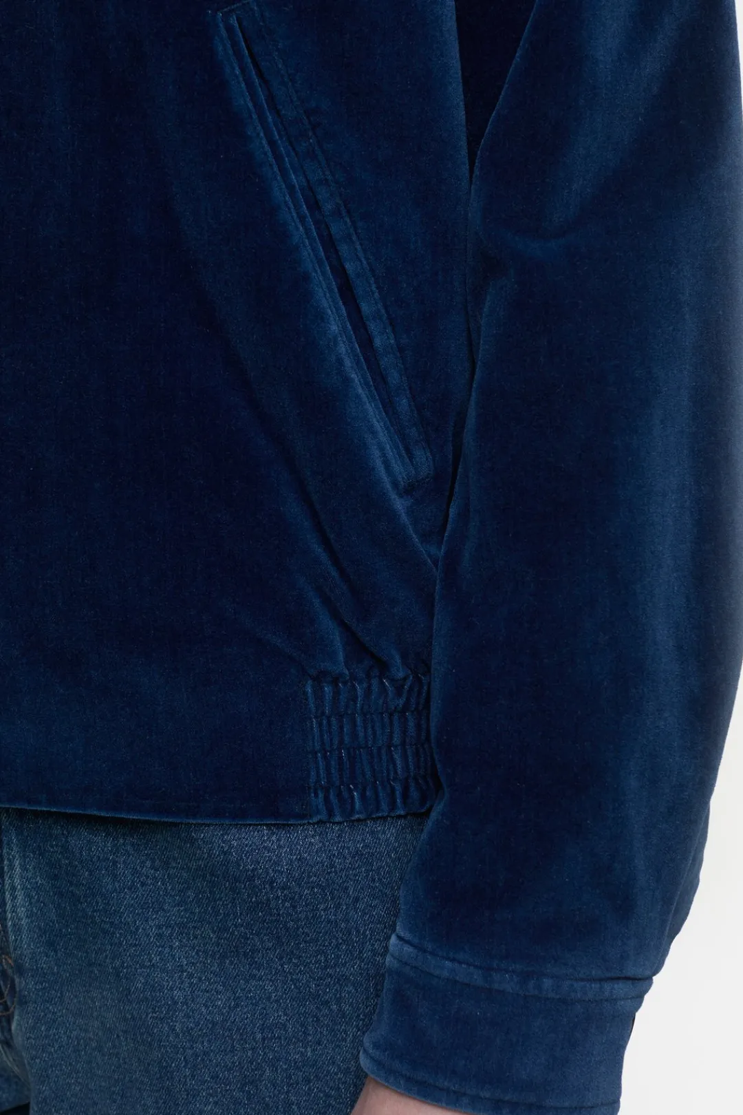 Closed Velvet blouson Indigo blue Best