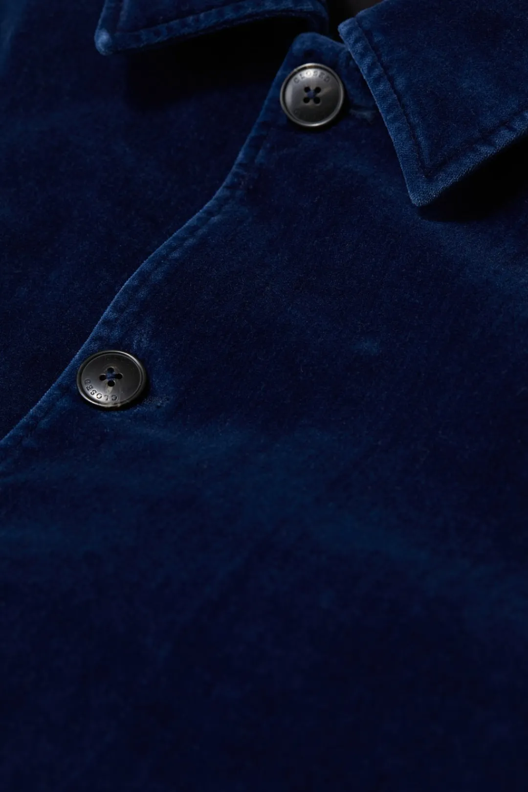Closed Velvet blouson Indigo blue Best