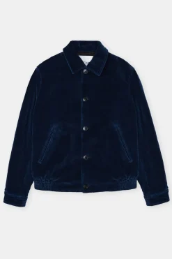 Closed Velvet blouson Indigo blue Best