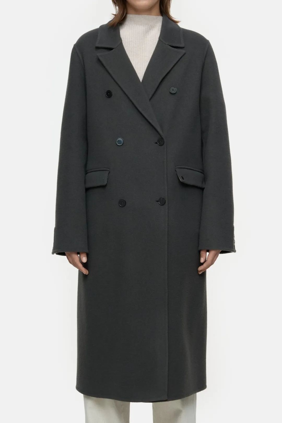 Closed Virgin wool and cashmere blend coat Irish coffee Hot