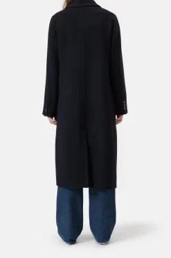 Closed Virgin wool and cashmere blend coat Black Online