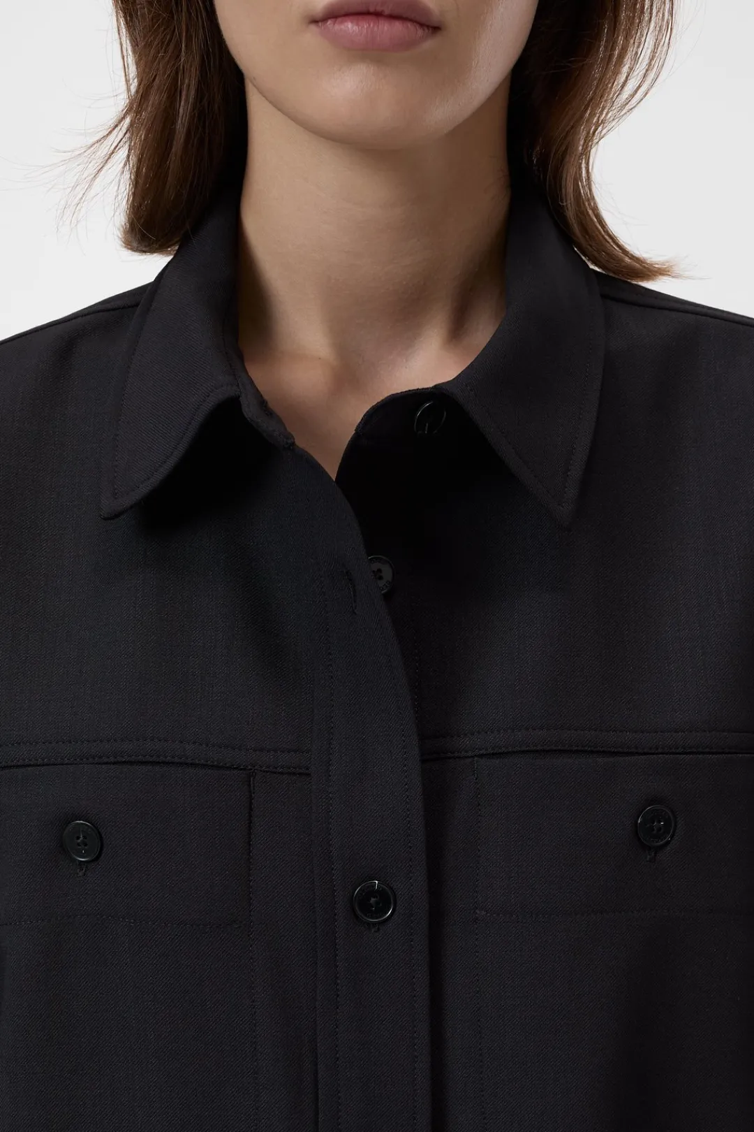 Closed Virgin wool blend shirt Black Best