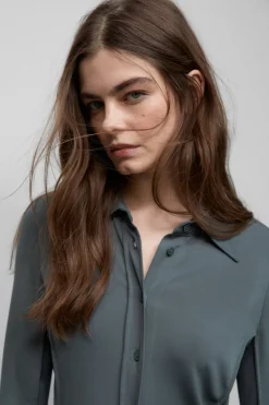 Closed Waisted blouse Pini green New