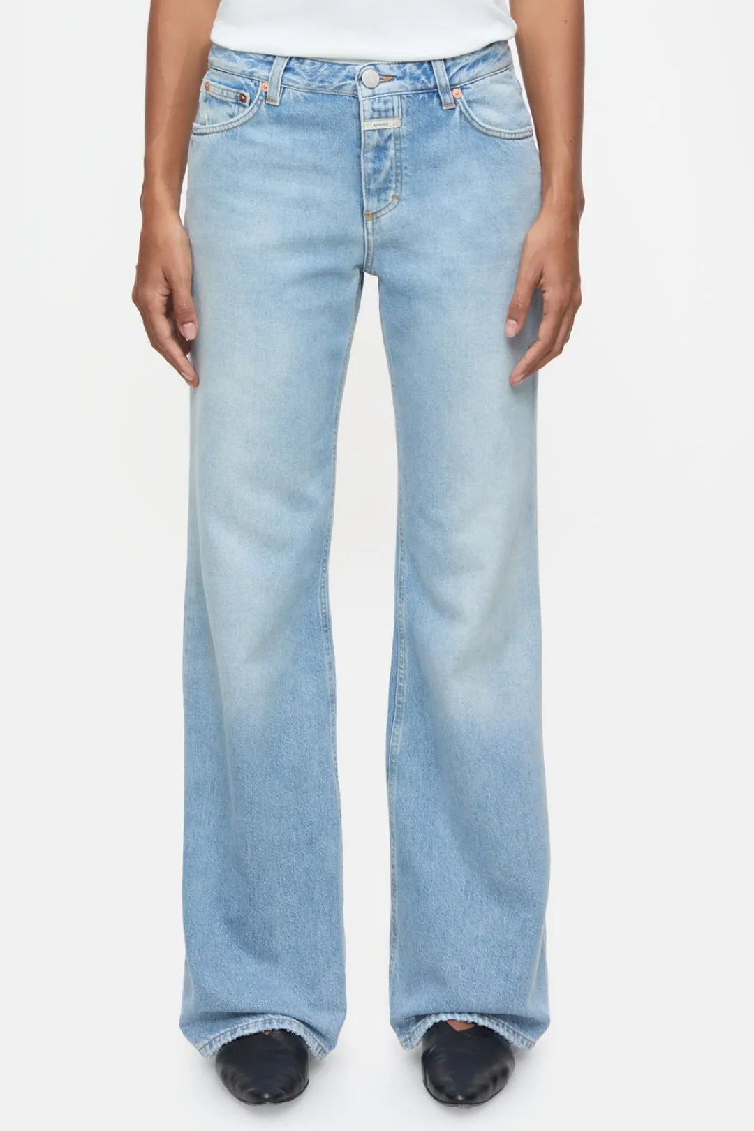 Closed Wide Jeans - Style Name Gillan Light blue Hot