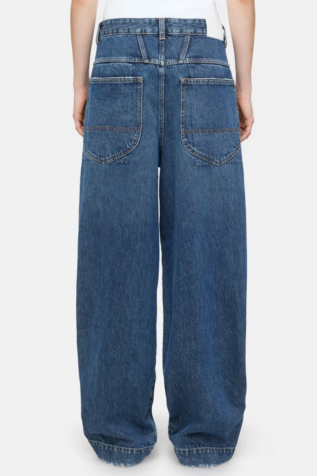 Closed Wide Jeans - Style Name Deni-X Dark blue Online