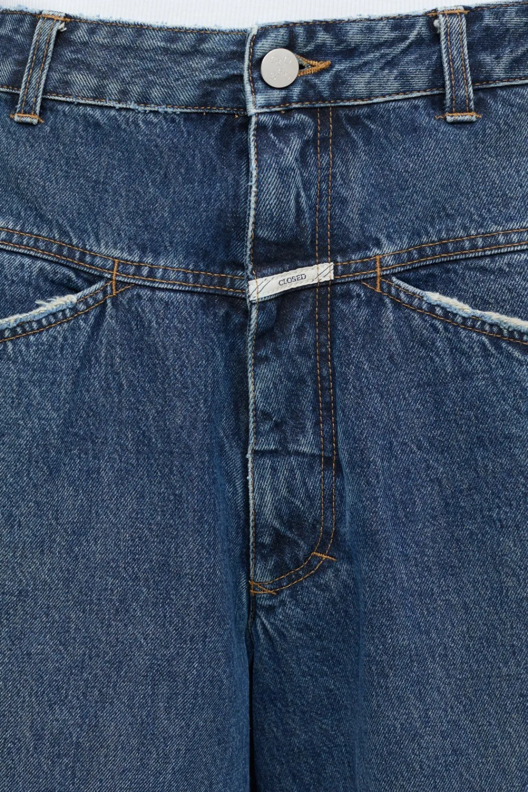 Closed Wide Jeans - Style Name Deni-X Dark blue Online