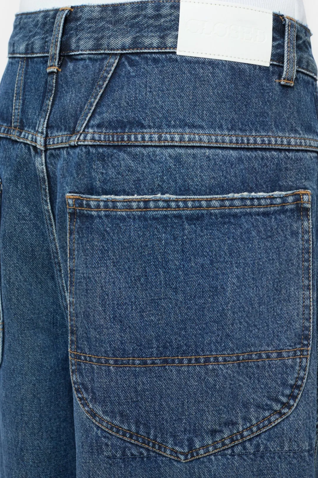 Closed Wide Jeans - Style Name Deni-X Dark blue Online