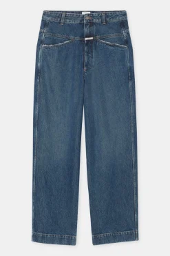 Closed Wide Jeans - Style Name Deni-X Dark blue Online