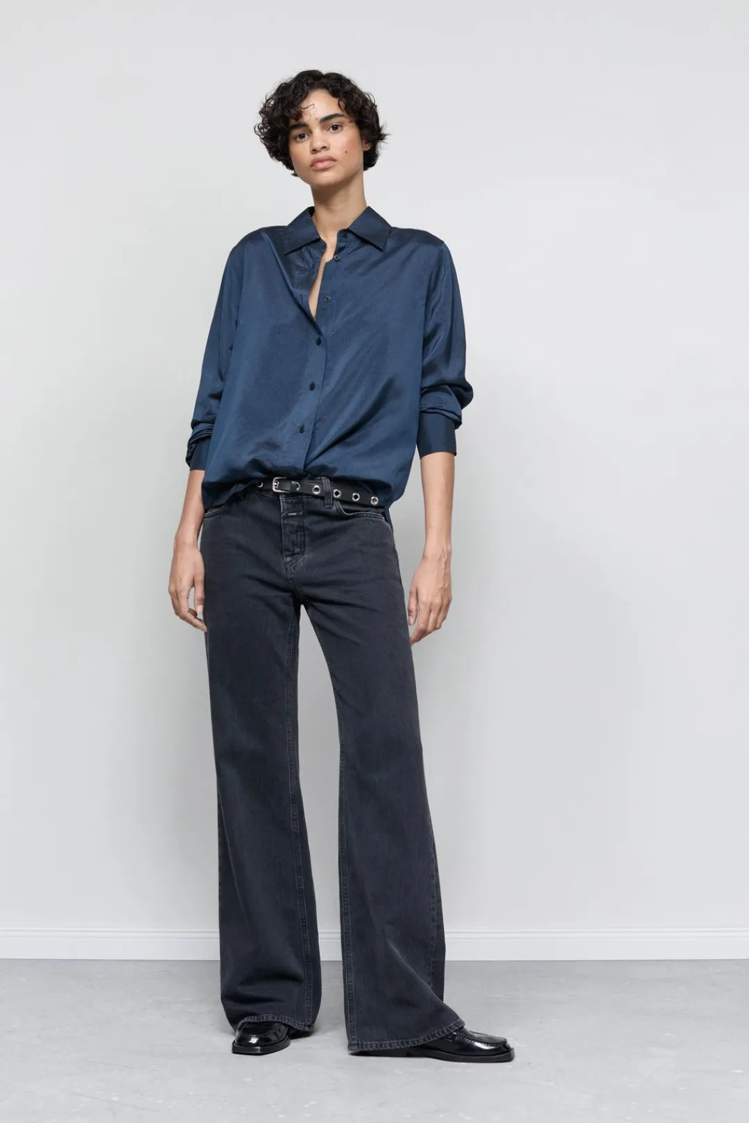 Closed Wide Jeans - Style Name Gillan Dark grey Clearance