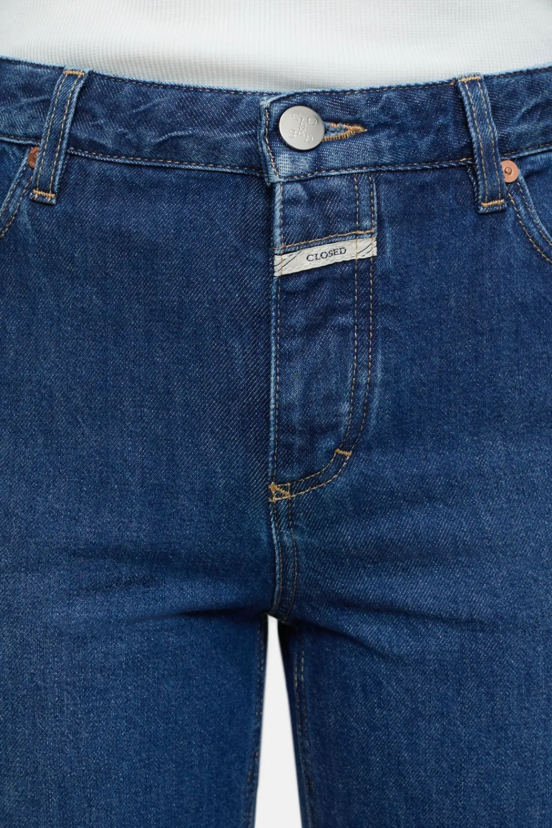 Closed Wide Jeans - Style Name Gillan Dark blue Discount