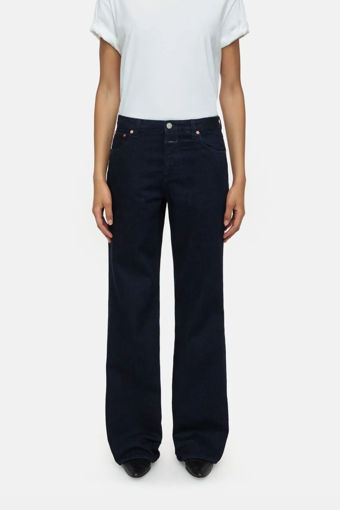 Closed Wide Jeans - Style Name Gillan Dark blue Outlet