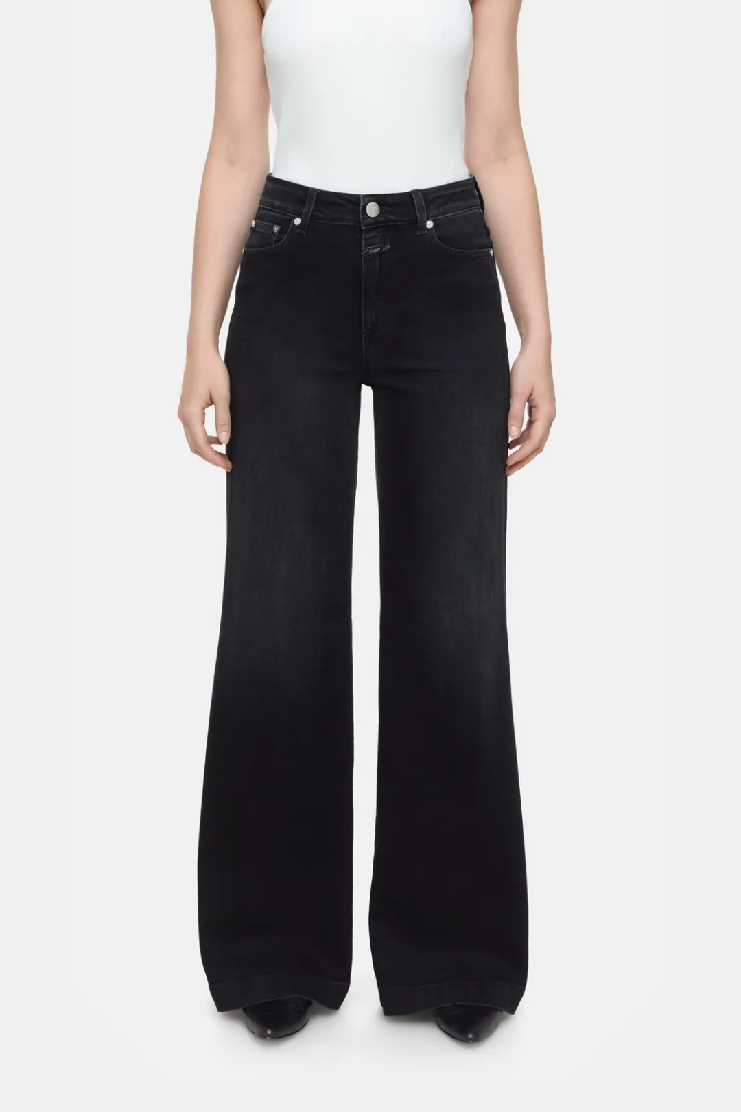 Closed Wide Jeans - Style Name Glow-up Dark grey Clearance