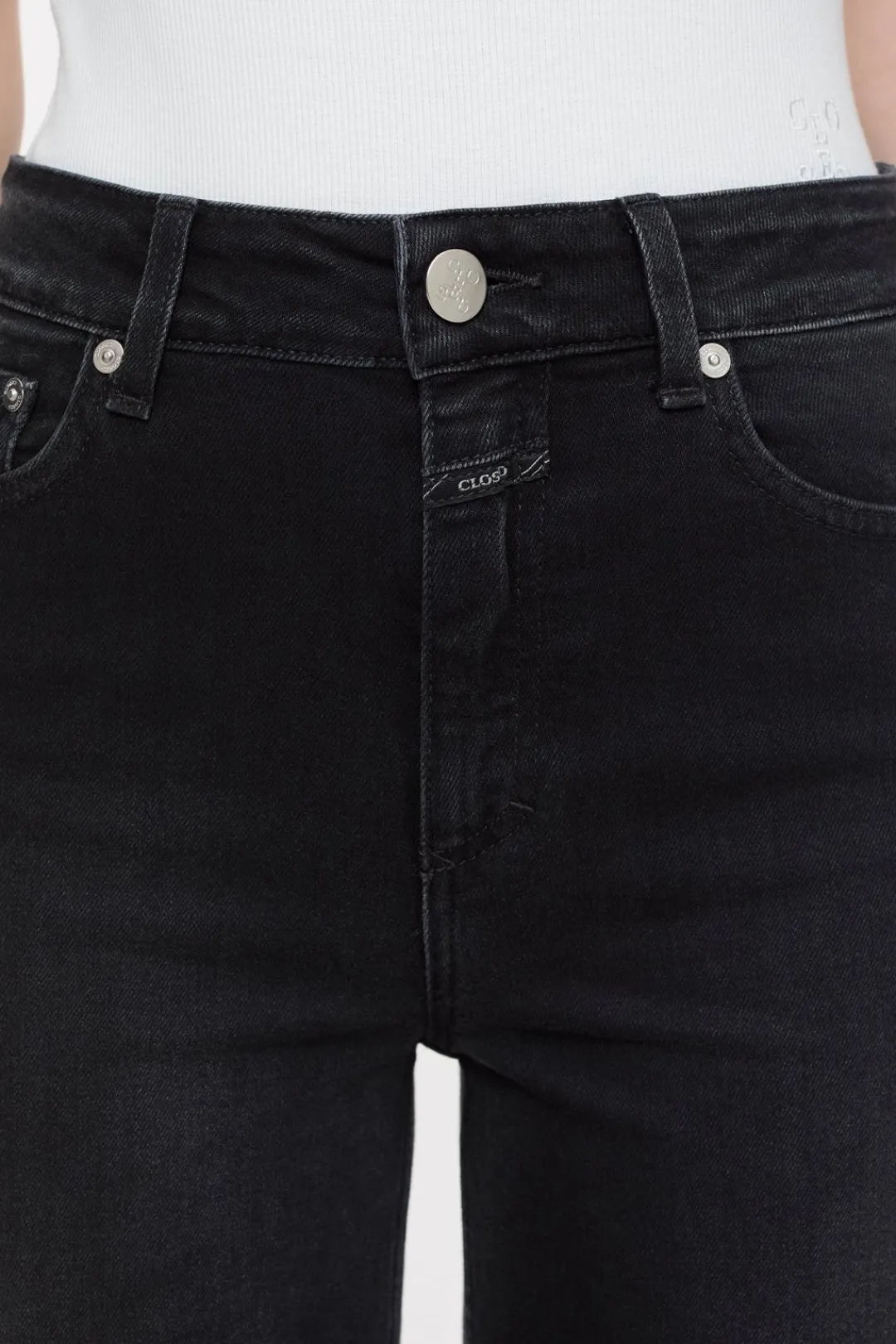 Closed Wide Jeans - Style Name Glow-up Dark grey Clearance