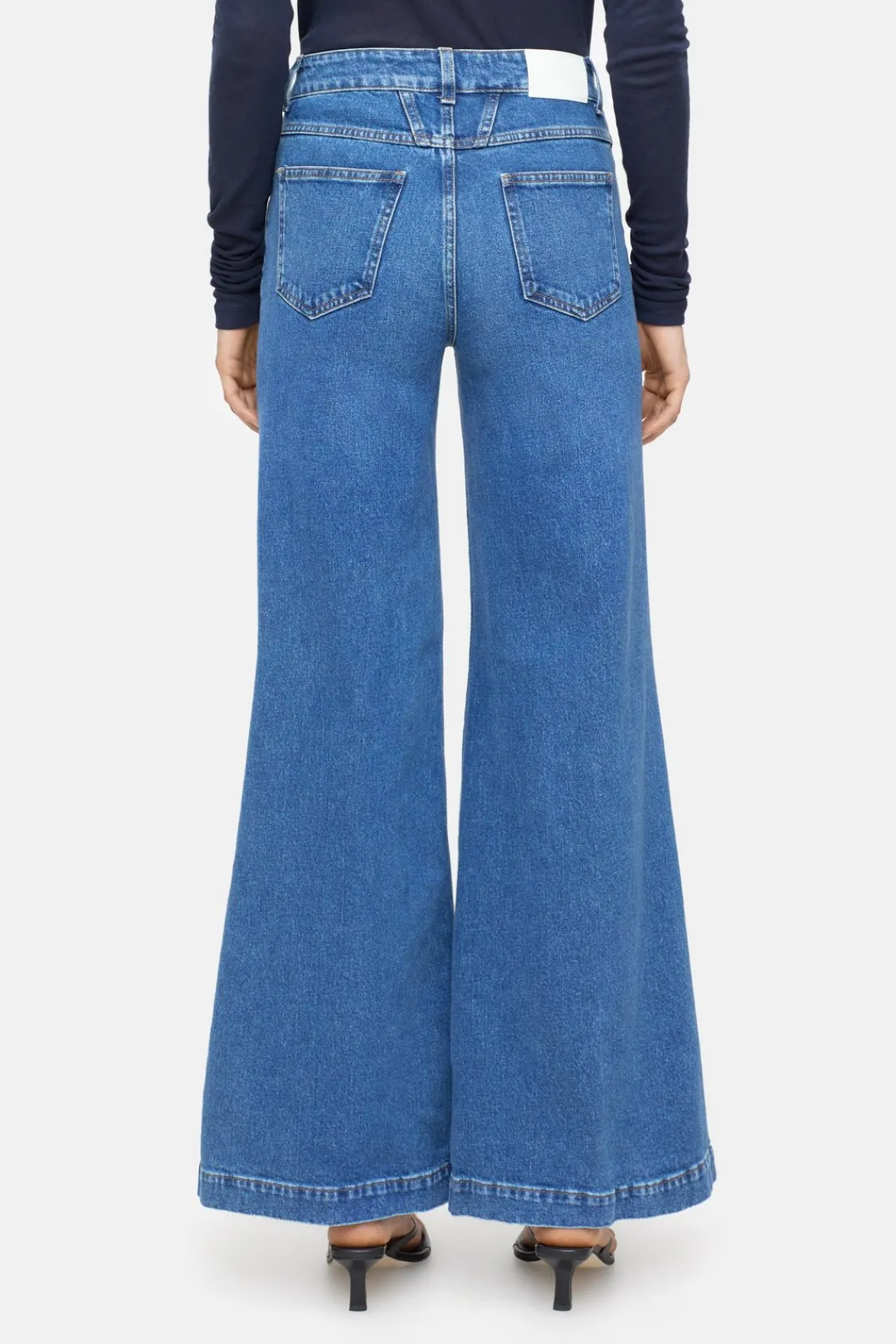 Closed Wide Jeans - Style Name Glow-up Mid blue Outlet