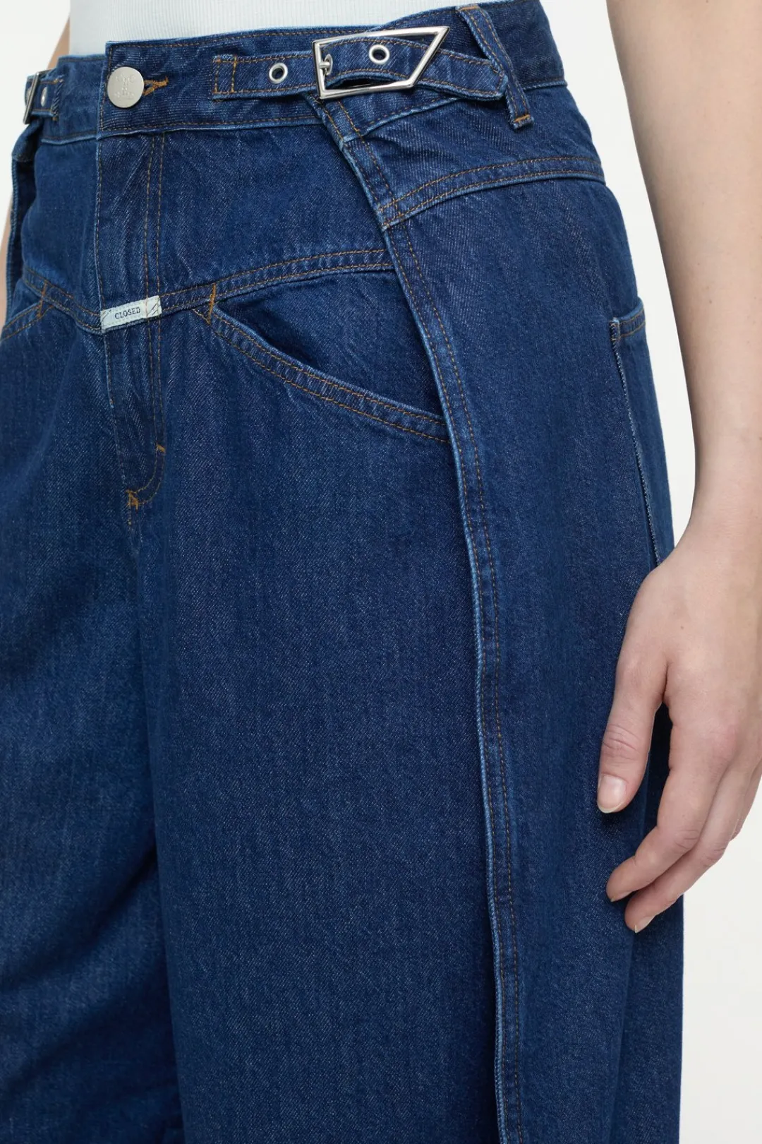 Closed Wide Jeans - Style Name Margo-X Dark blue