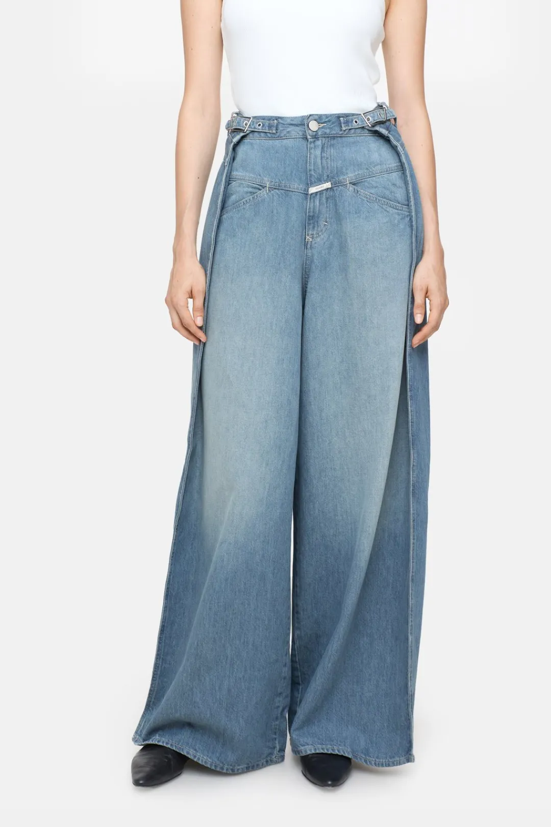 Closed Wide Jeans - Style Name Margo-X Mid grey Online