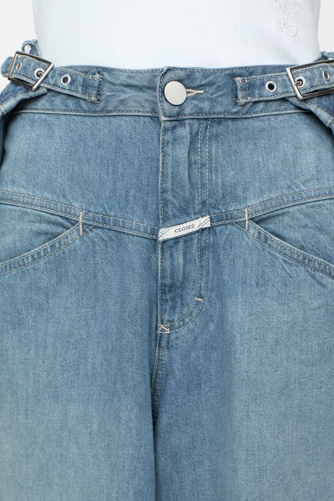 Closed Wide Jeans - Style Name Margo-X Mid grey Online