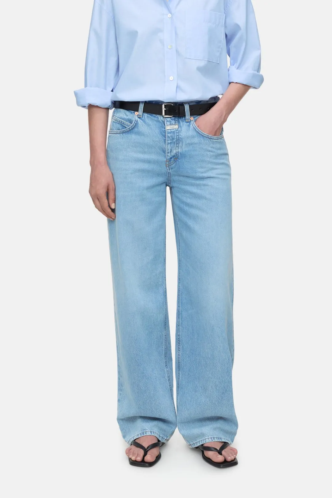 Closed Wide Jeans - Style Name Nikka Light blue Clearance