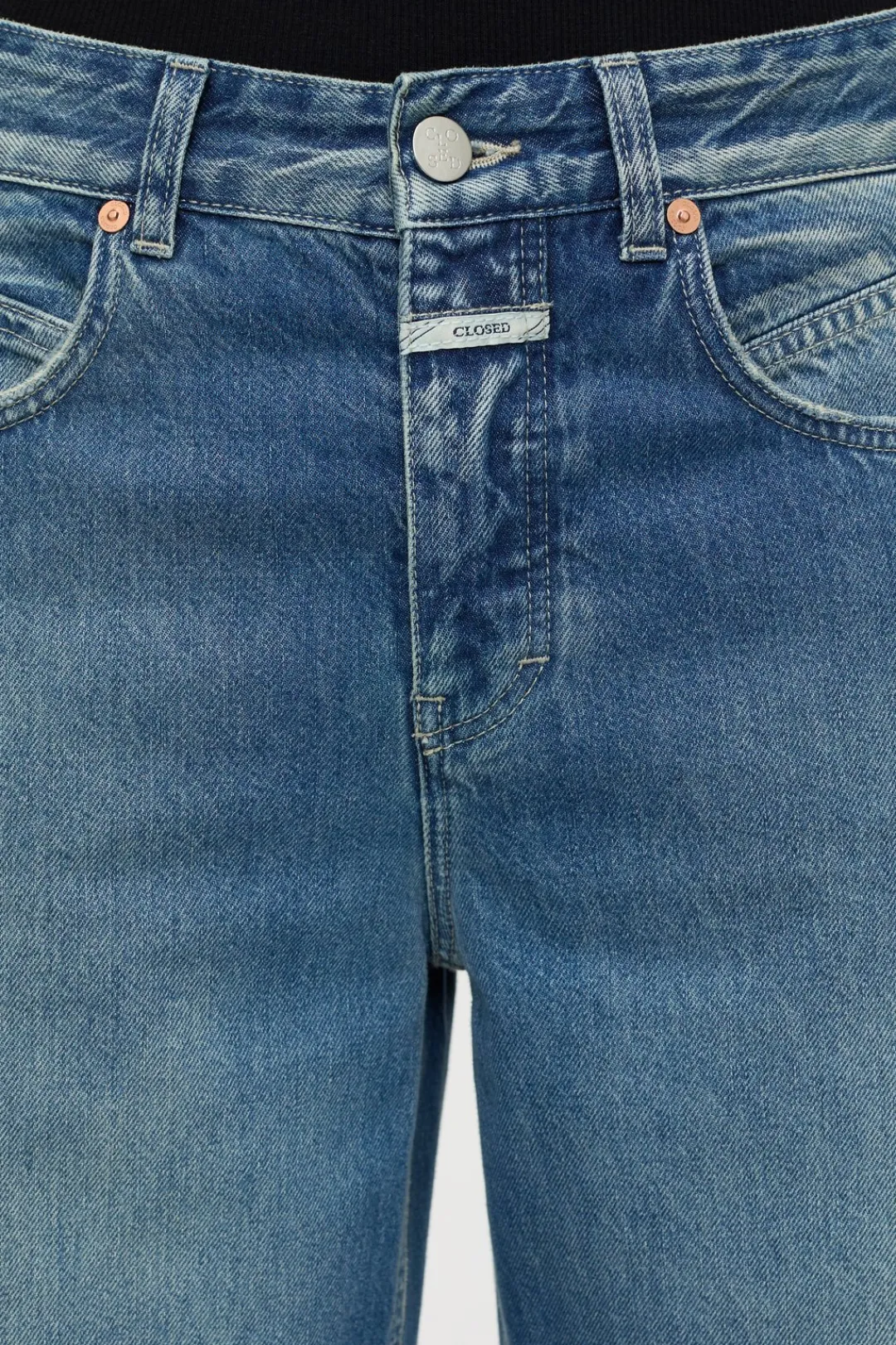 Closed Wide Jeans - Style Name Nikka Dark blue Discount