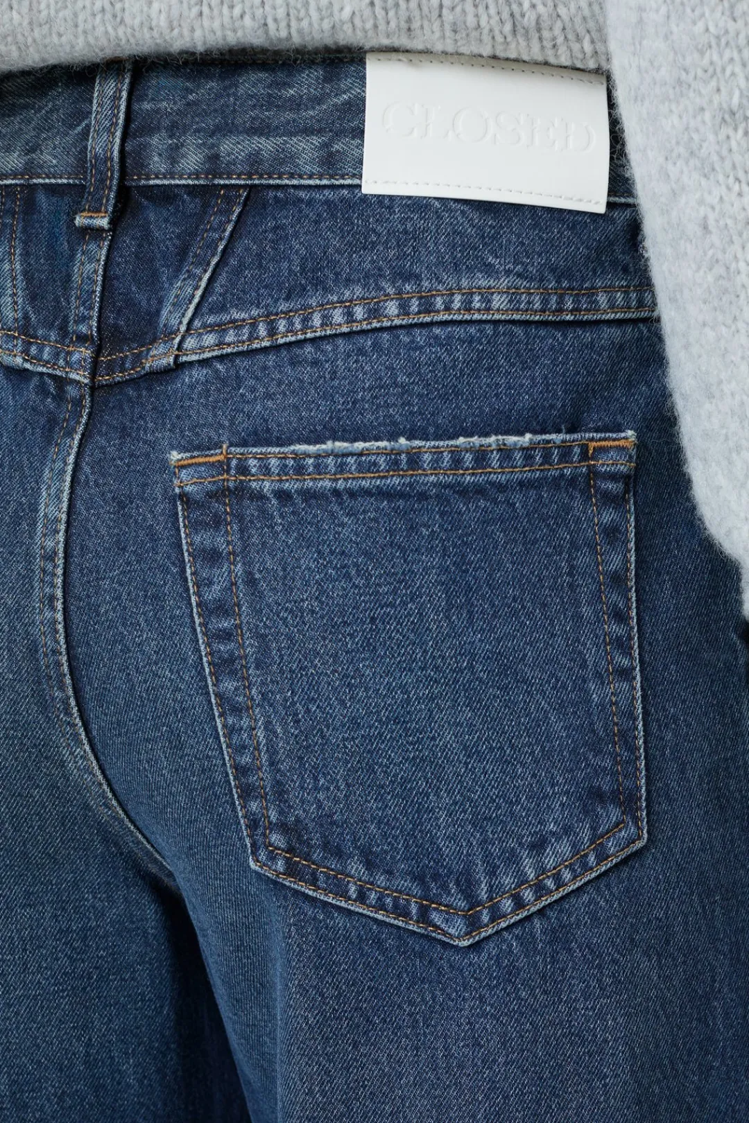 Closed Wide Jeans - Style Name Nikka Dark blue New