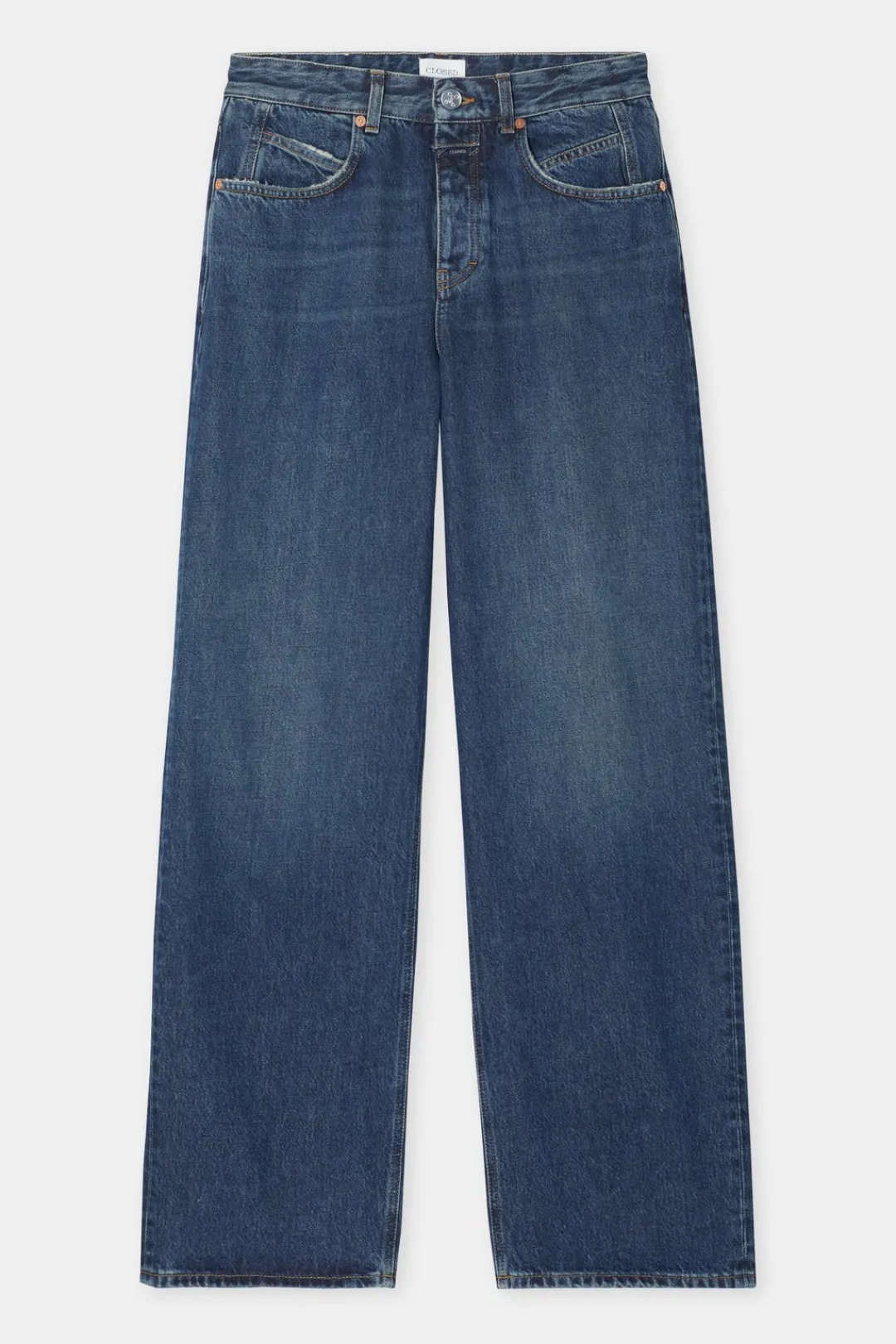 Closed Wide Jeans - Style Name Nikka Dark blue New