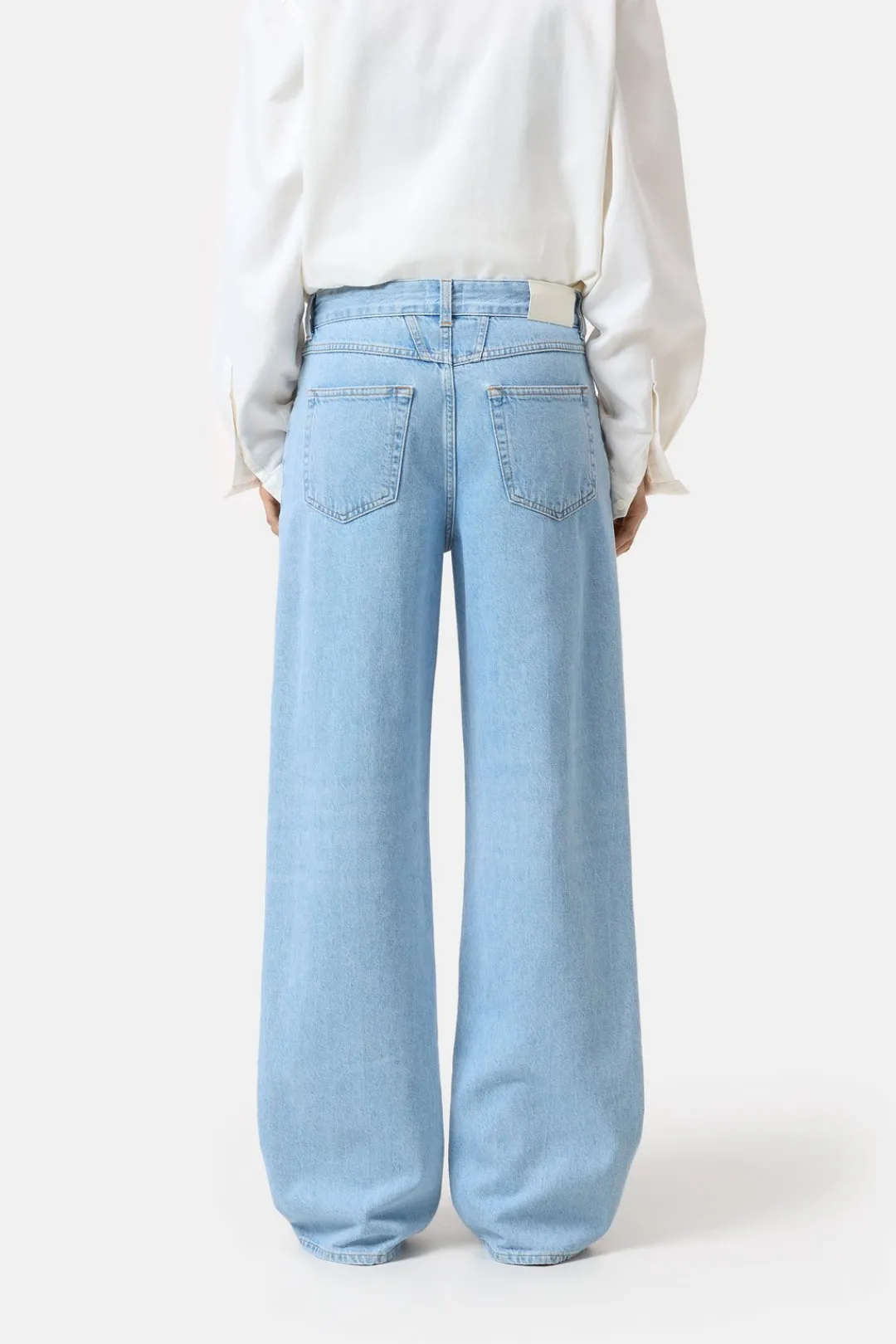 Closed Wide Jeans - Style Name Wylan Light blue Sale