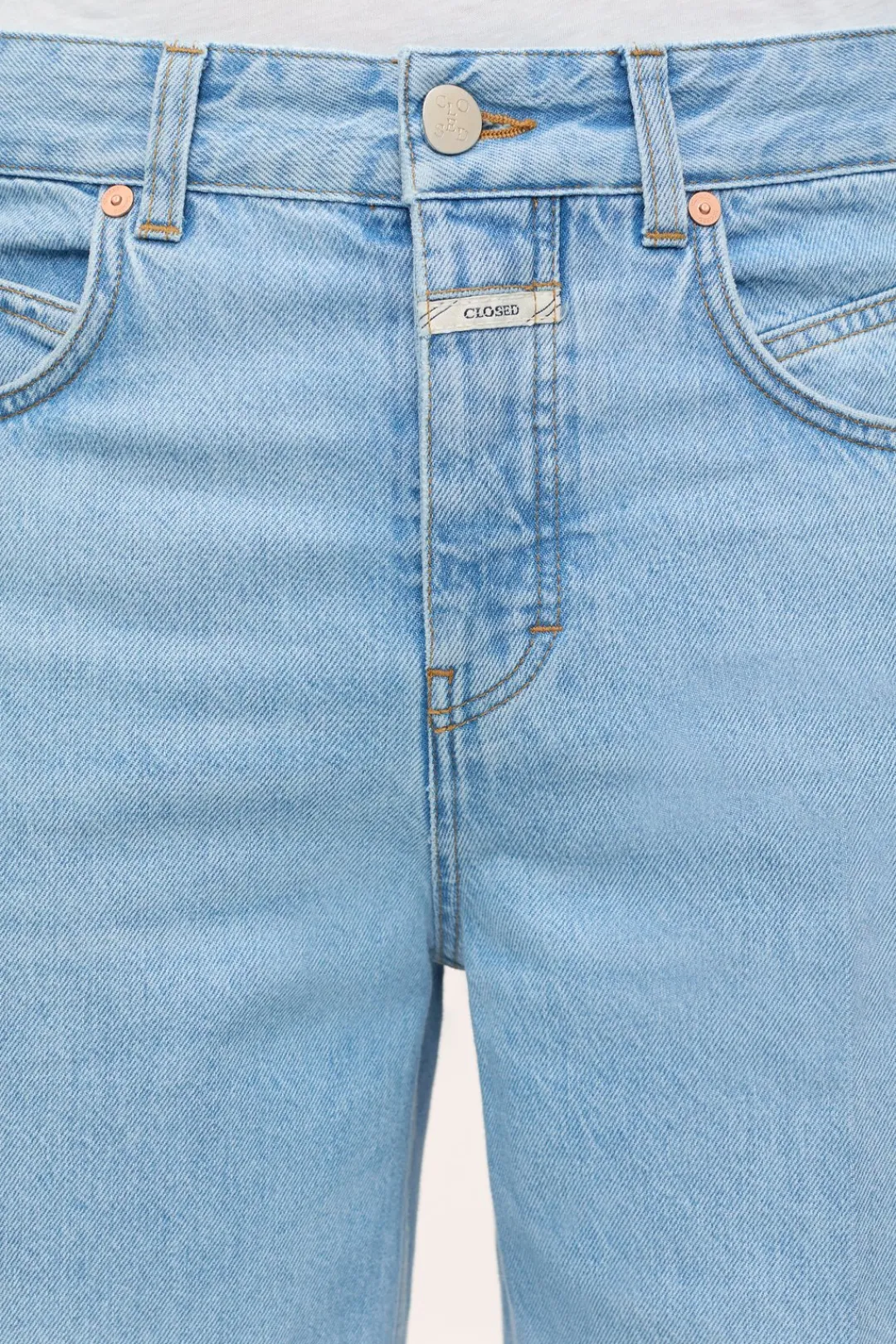 Closed Wide Jeans - Style Name Wylan Light blue Sale