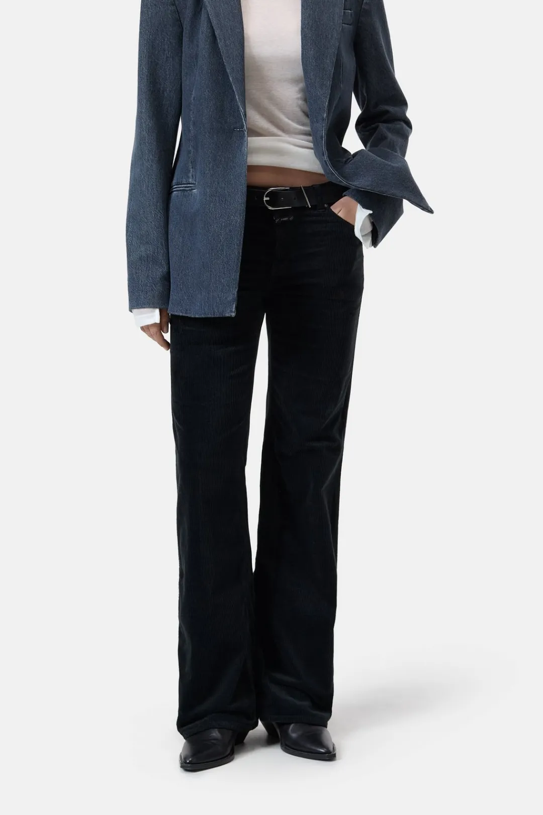 Closed Wide Pants - Style Name Gillan Black Clearance