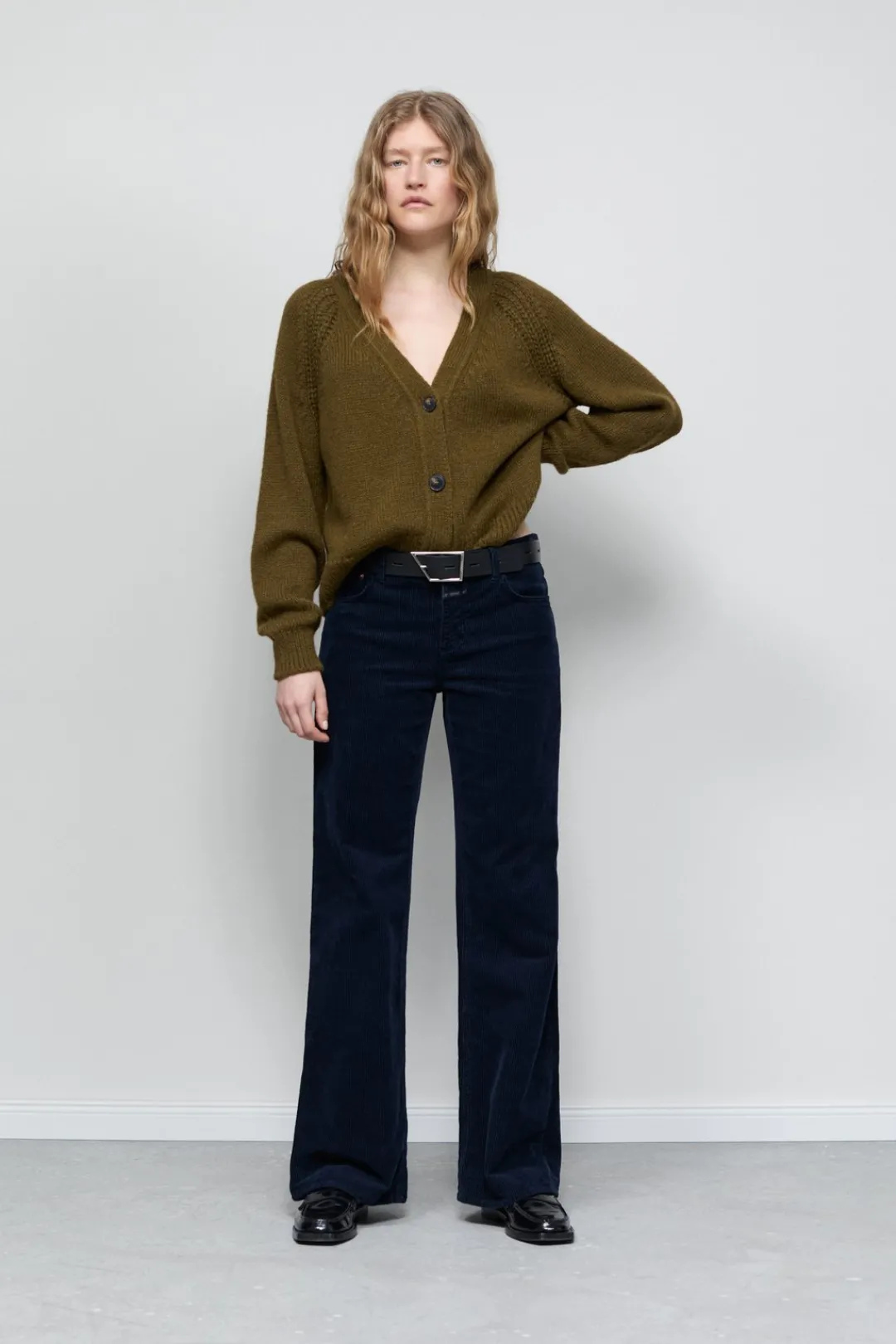 Closed Wide Pants - Style Name Gillan Dark night Discount