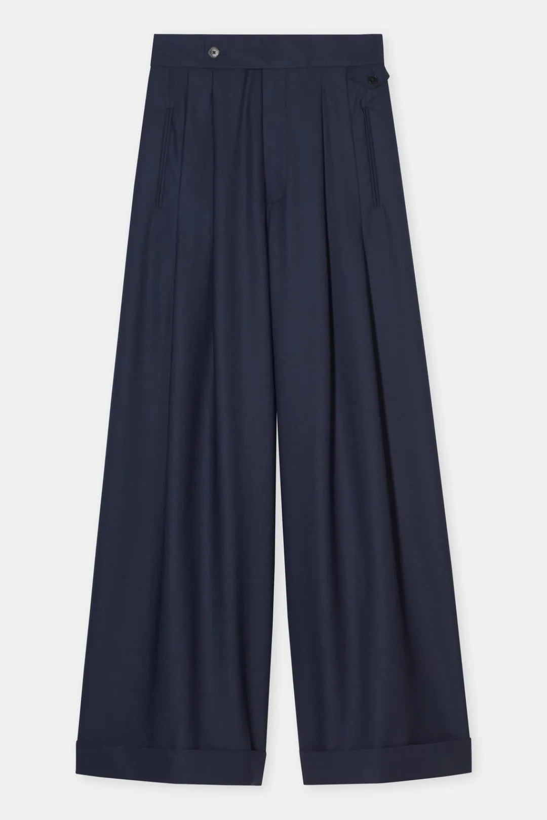 Closed Wide Pants - Style Name Hanbury Dark night Discount
