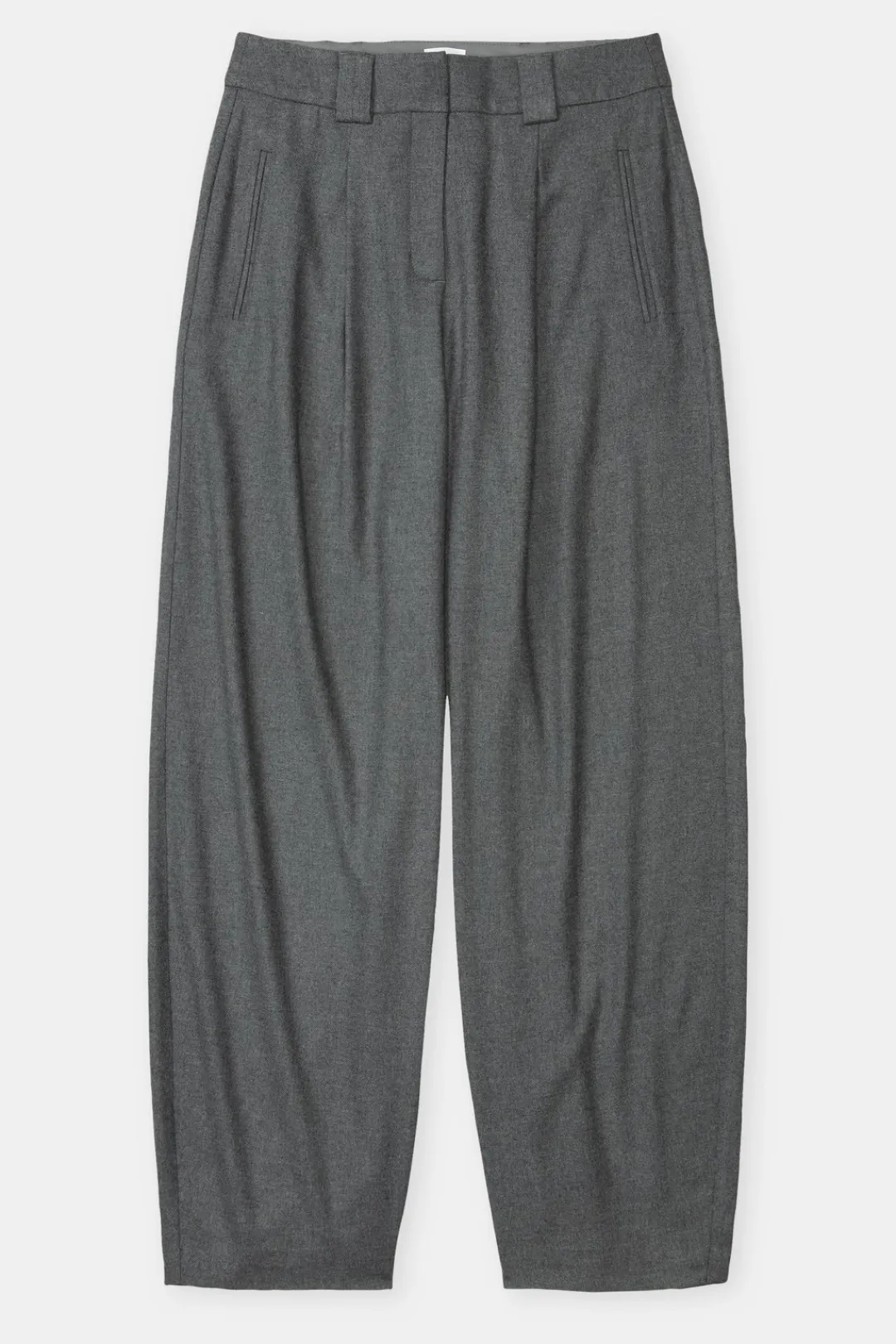 Closed Wide Pants - Style Name Wendlyn Dark grey melange Hot
