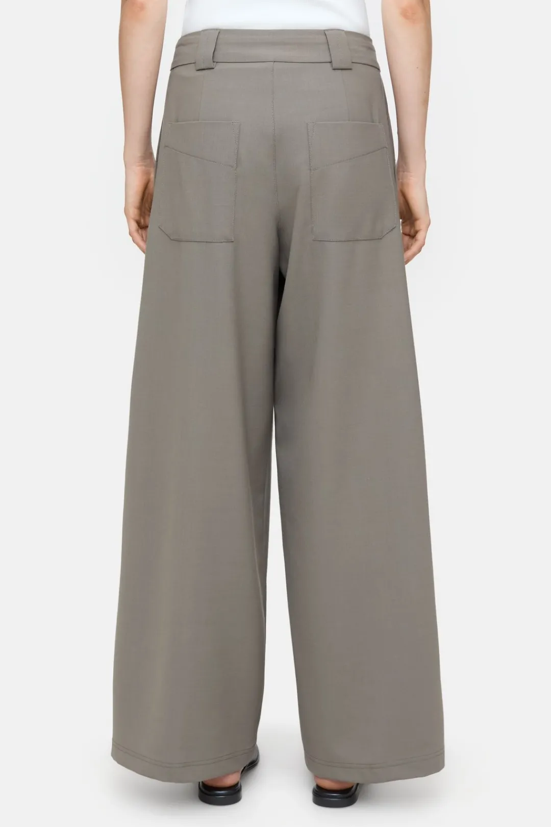 Closed Wide Pants - Style Name Wystan Heritage grey