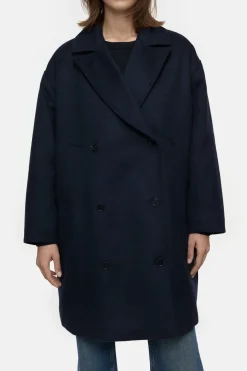 Closed Wool and cashmere blend coat Dark night Outlet