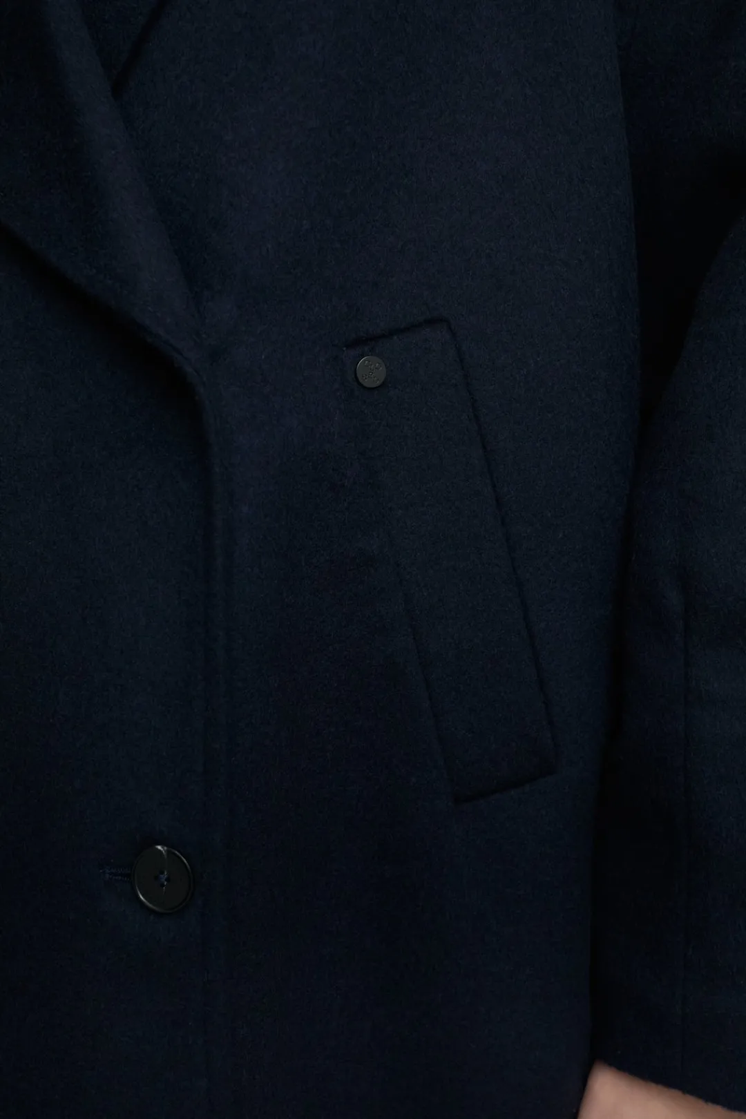 Closed Wool and cashmere blend coat Dark night Outlet
