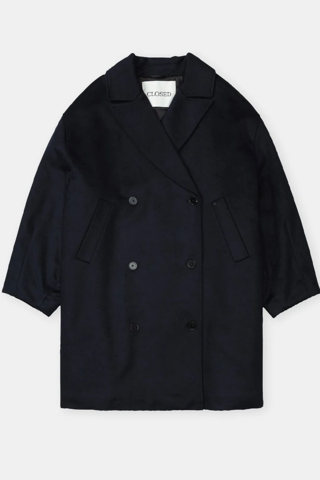 Closed Wool and cashmere blend coat Dark night Outlet