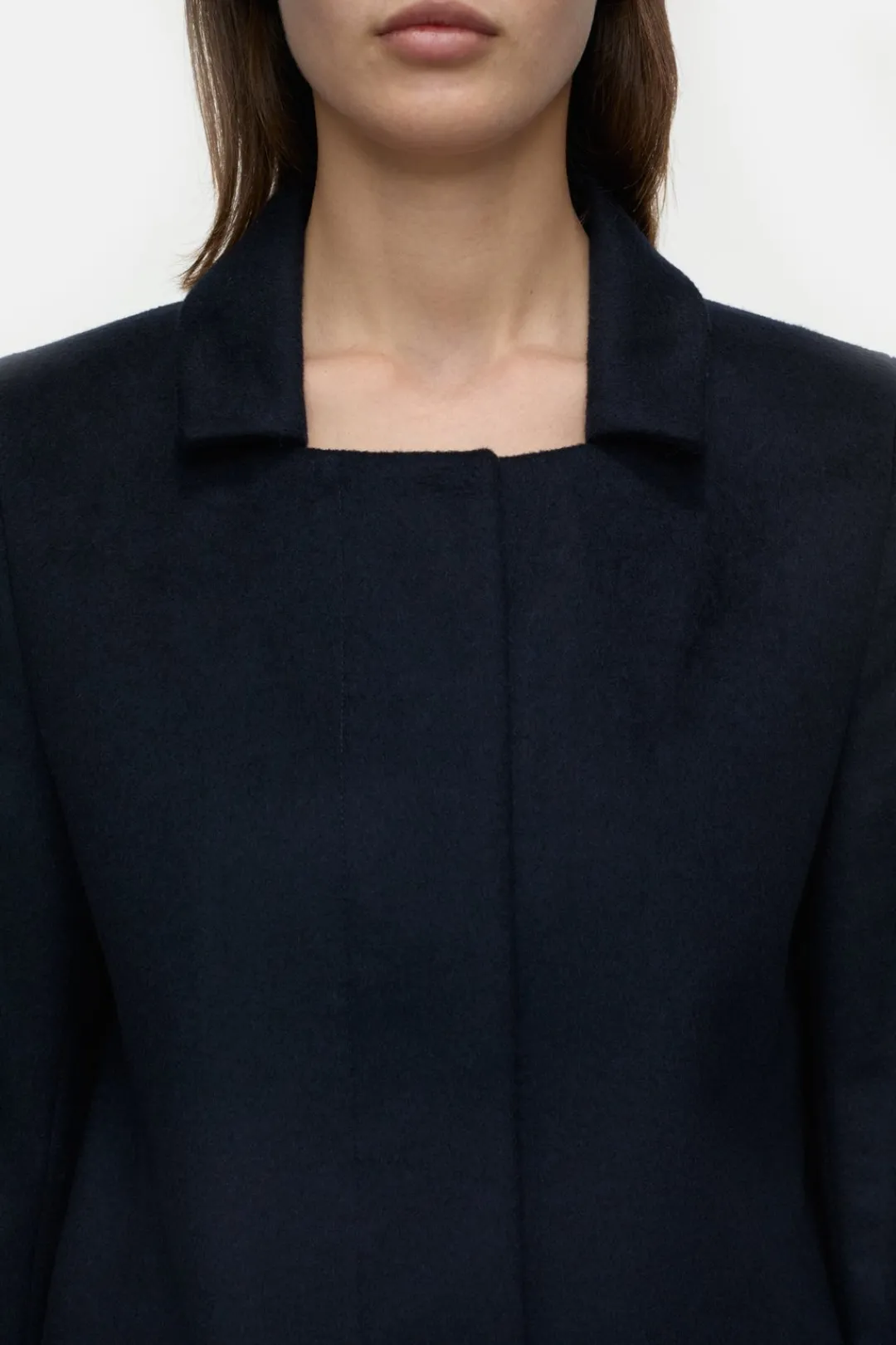 Closed Wool and cashmere blend coat Dark night Clearance