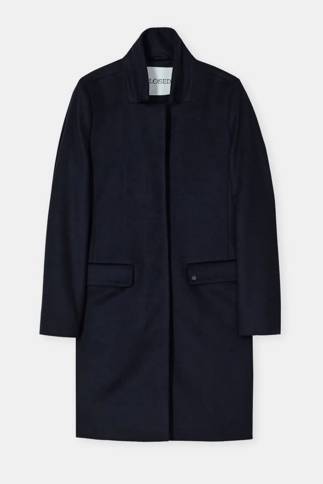 Closed Wool and cashmere blend coat Dark night Clearance