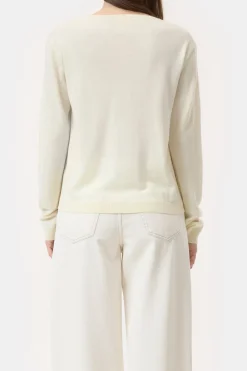 Closed Wool and silk blend jumper Vanilla beige Best