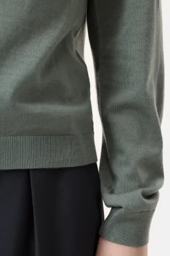 Closed Wool and silk blend jumper Faded green Outlet