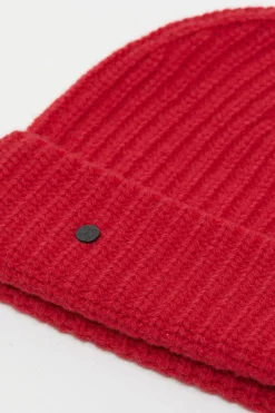 Closed Wool beanie Chili pepper red Clearance