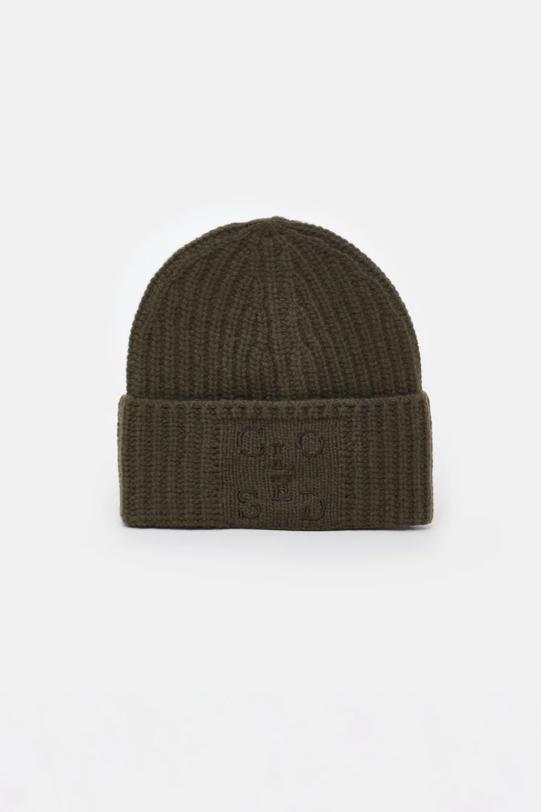 Closed Wool beanie Ver green Outlet