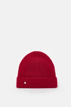 Closed Wool beanie Chili pepper red Best