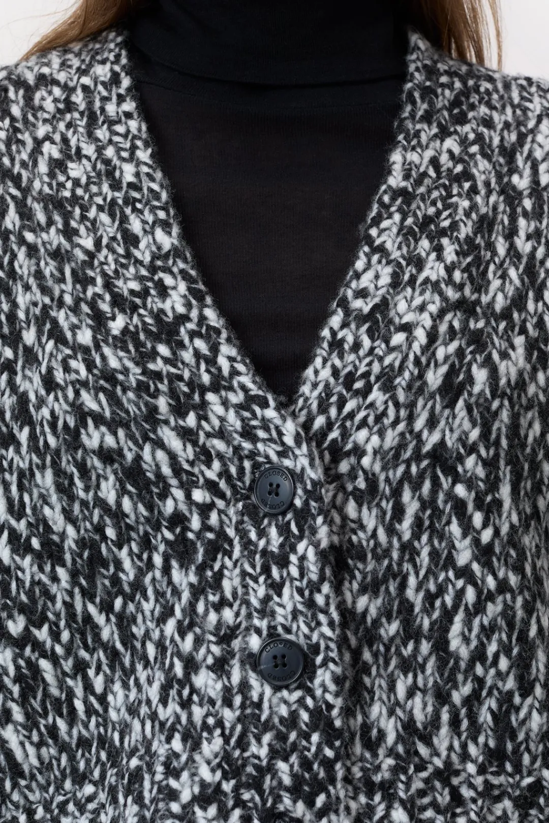 Closed Wool blend cardigan Black Sale
