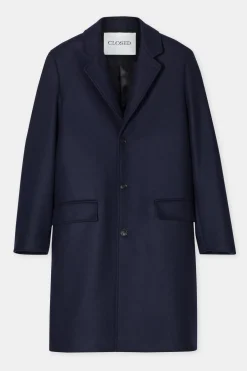 Closed Wool blend coat Dark night Outlet
