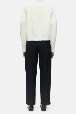 Closed Wool blend college jacket Ivory Best