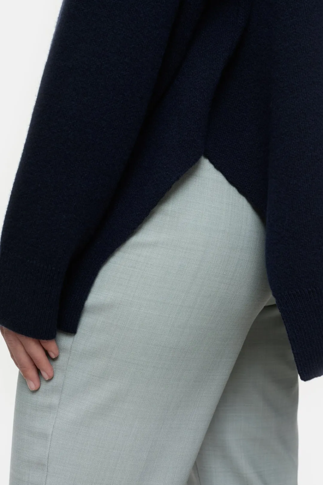 Closed Wool blend double-face jumper Dark night Discount