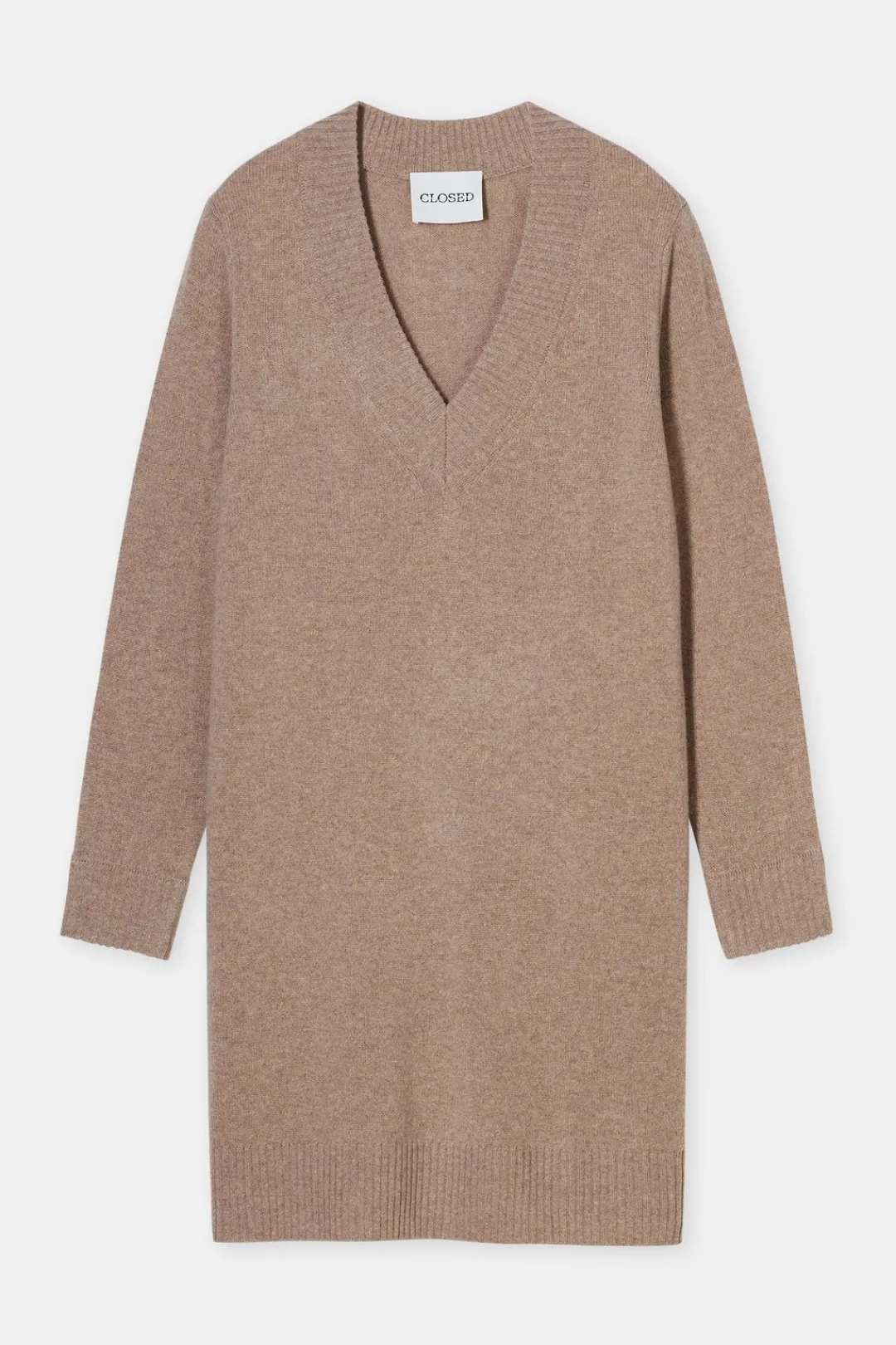 Closed Wool Blend Dress Dark chino beige Online