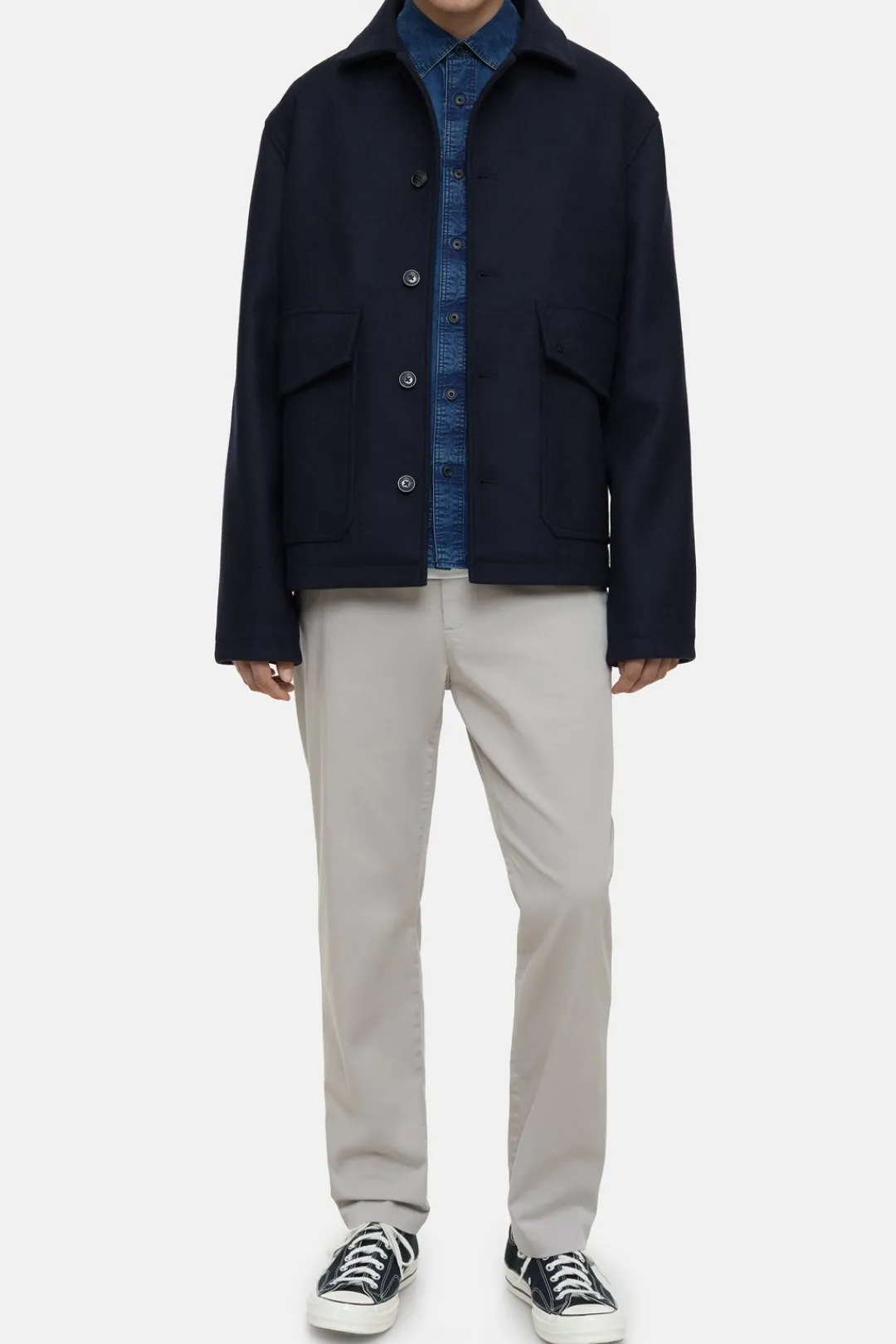 Closed Wool blend jacket Dark night Hot